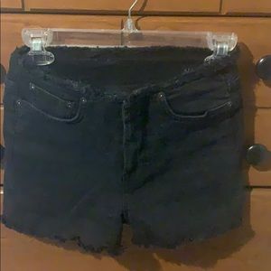 All saints “fray” short fit  in  black never worn!